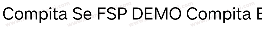Compita Se FSP DEMO Compita BoldmiB字体转换